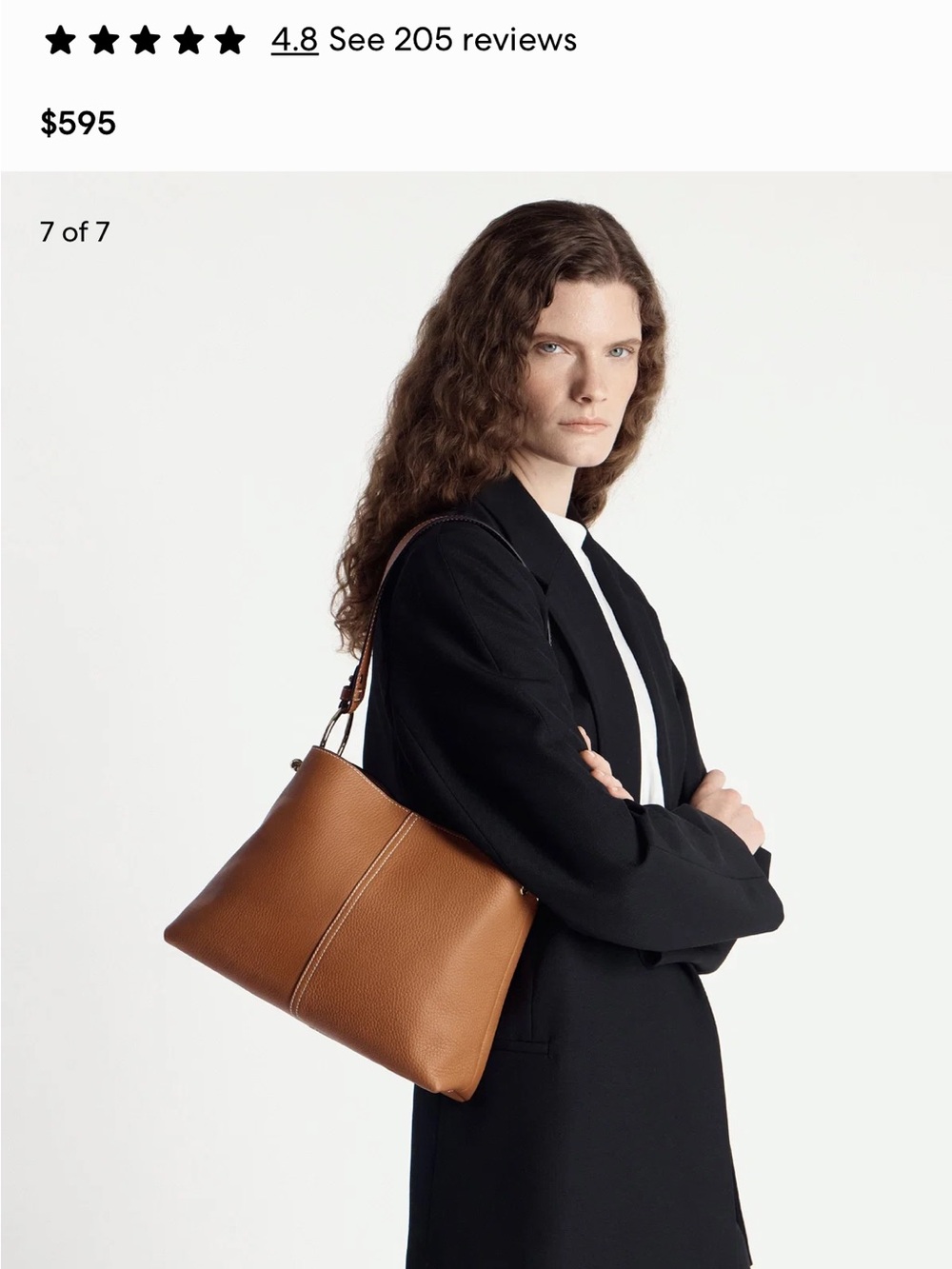 Strathberry Lana Hobo in Tan - Picture 8 of 10